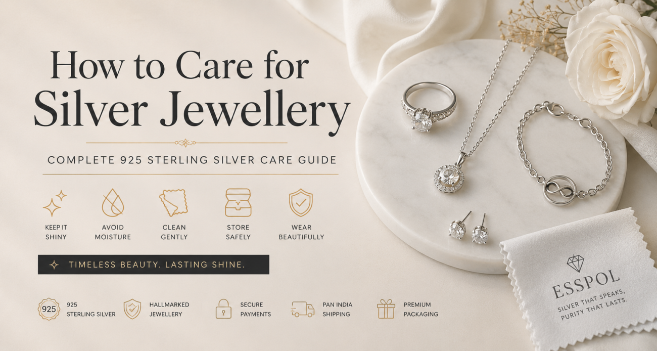 how to care for silver jewellery